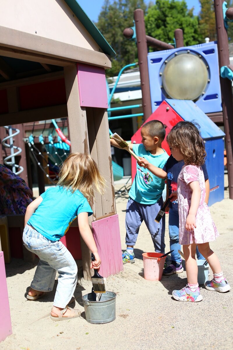 Children in the Kangaroo Room engaging in classroom activities