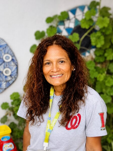 Portrait of UPNS teacher Veronica Martell in the classroom environment