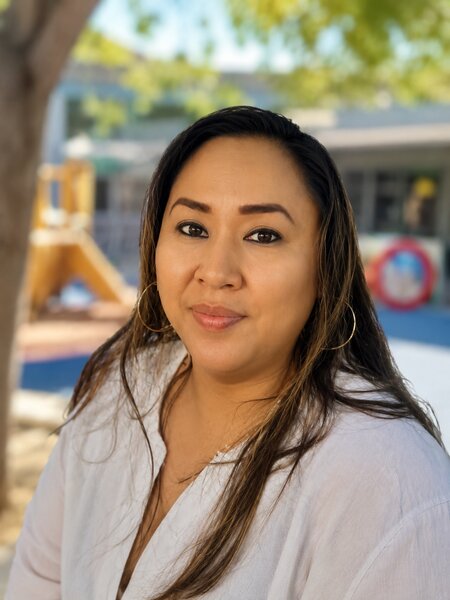 Portrait of UPNS teacher Yadira Montes in the classroom environment